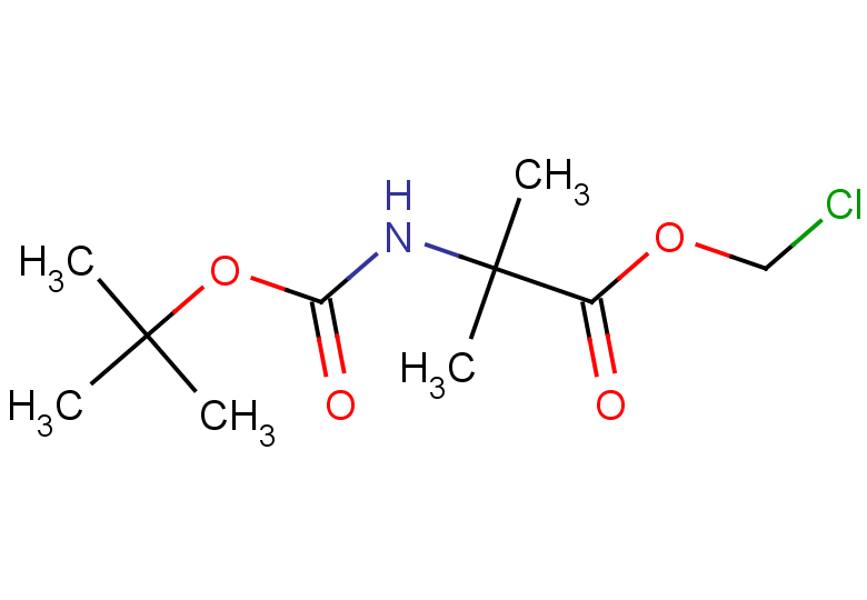 CHLOROMETHYL 2-([(TERT-BUTOXY)CARBONYL]AMINO)-2-METHYLPROPANOATE