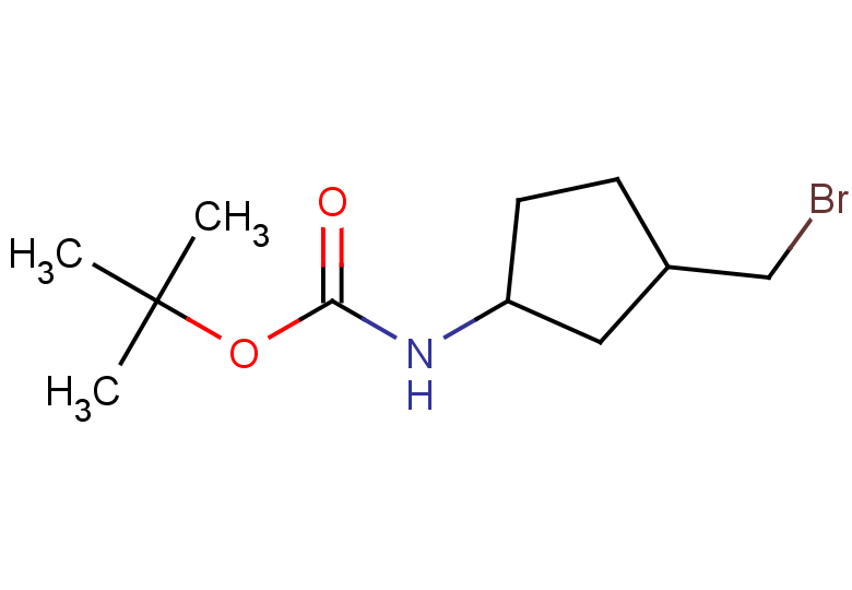 tert-butyl N-[3-(bromomethyl)cyclopentyl]carbamate, Mixture of diastereomers