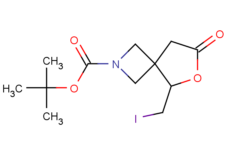 tert-butyl 5-(iodomethyl)-7-oxo-6-oxa-2-azaspiro[3.4]octane-2-carboxylate