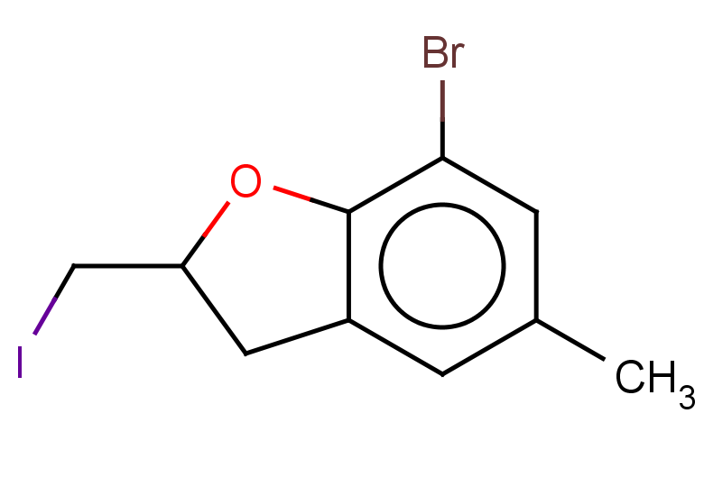 7-bromo-2-(iodomethyl)-5-methyl-2,3-dihydro-1-benzofuran