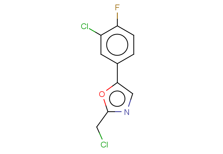 5-(3-chloro-4-fluorophenyl)-2-(chloromethyl)-1,3-oxazole