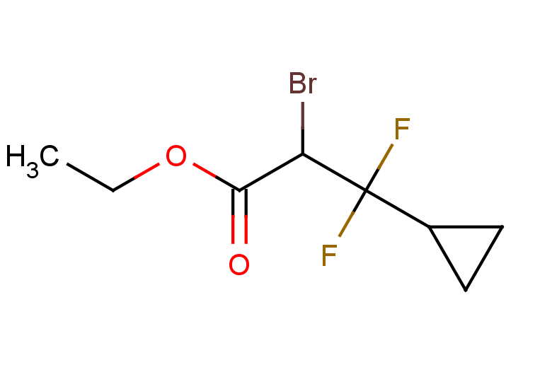 ethyl 2-bromo-3-cyclopropyl-3,3-difluoropropanoate