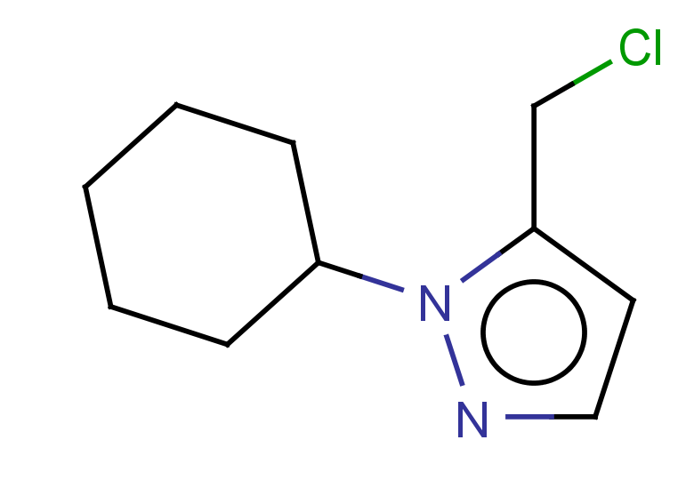 5-(chloromethyl)-1-cyclohexyl-1H-pyrazole