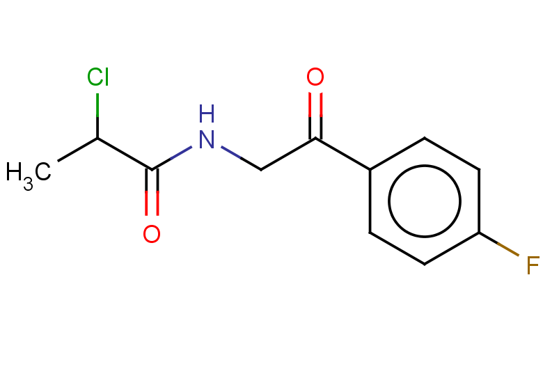 2-chloro-N-[2-(4-fluorophenyl)-2-oxoethyl]propanamide