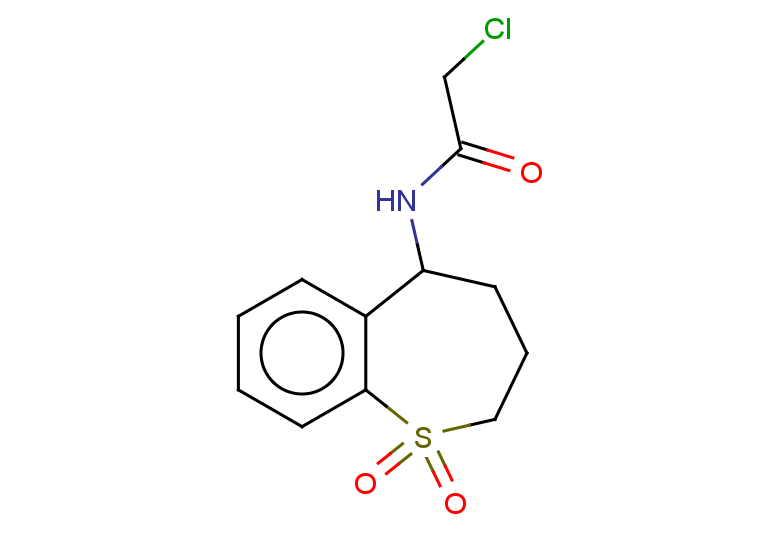 2-chloro-N-(1,1-dioxo-2,3,4,5-tetrahydro-1lambda6-benzothiepin-5-yl)acetamide