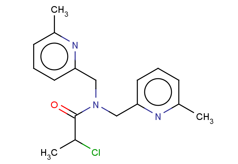 2-chloro-N,N-bis[(6-methylpyridin-2-yl)methyl]propanamide