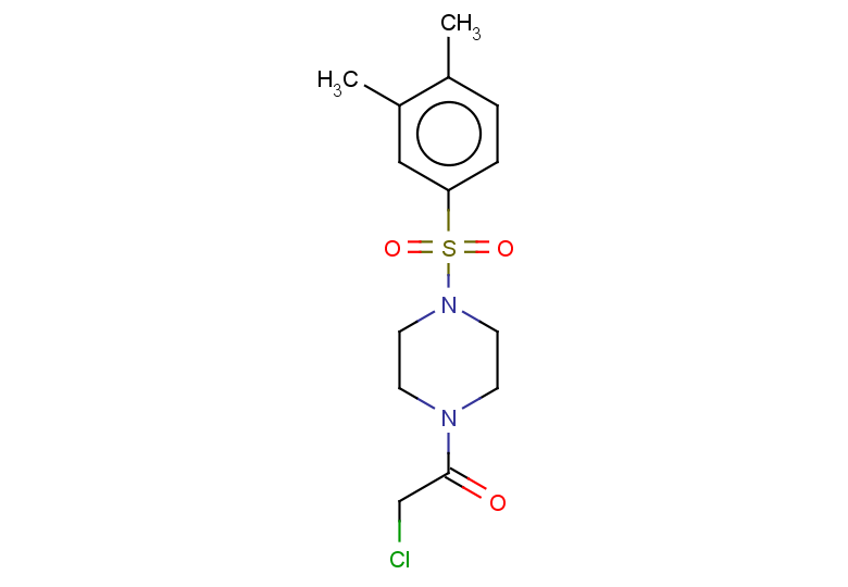 2-chloro-1-[4-(3,4-dimethylbenzenesulfonyl)piperazin-1-yl]ethan-1-one