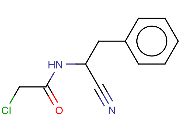 2-chloro-N-(1-cyano-2-phenylethyl)acetamide