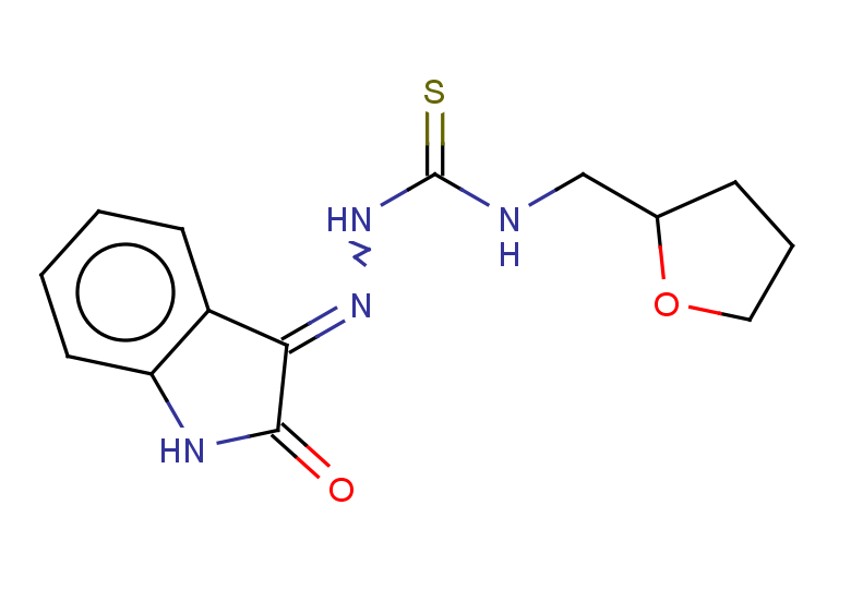 3-[(2-oxo-2,3-dihydro-1H-indol-3-ylidene)amino]-1-(oxolan-2-ylmethyl)thiourea