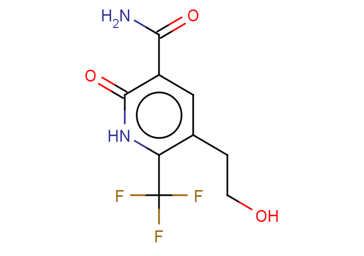 5-(2-hydroxyethyl)-2-oxo-6-(trifluoromethyl)-1,2-dihydropyridine-3-carboxamide