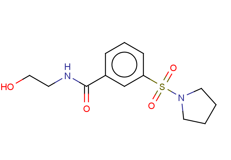 N-(2-hydroxyethyl)-3-(pyrrolidine-1-sulfonyl)benzamide