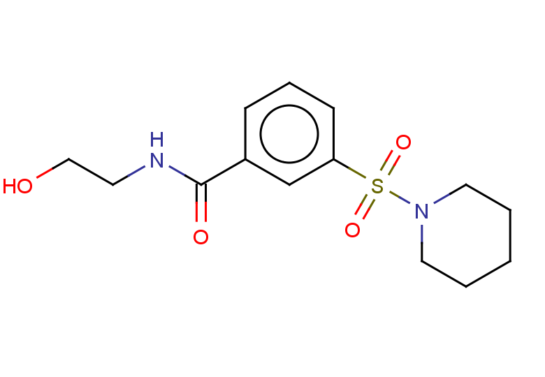 N-(2-hydroxyethyl)-3-(piperidine-1-sulfonyl)benzamide