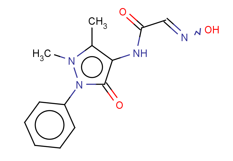 N-(1,5-dimethyl-3-oxo-2-phenyl-2,3-dihydro-1H-pyrazol-4-yl)-2-(N-hydroxyimino)acetamide