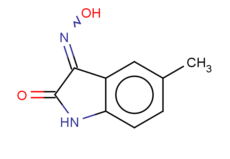 3-(hydroxyimino)-5-methyl-2,3-dihydro-1H-indol-2-one