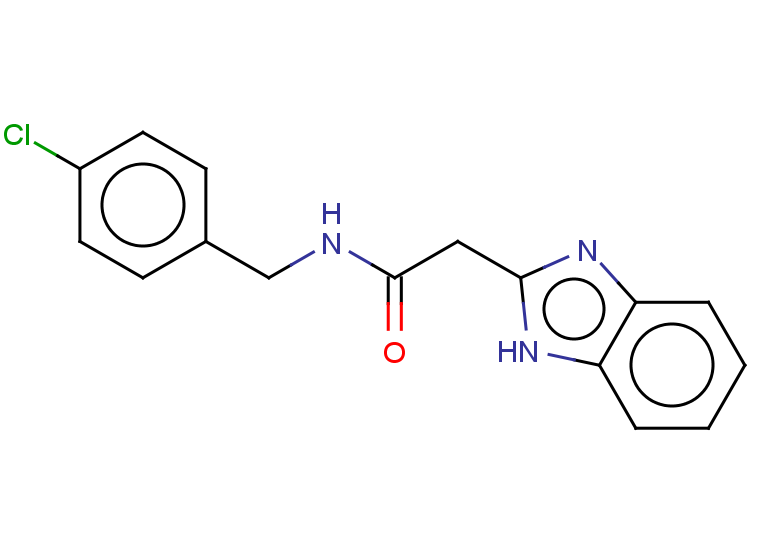 2-(1H-1,3-benzodiazol-2-yl)-N-[(4-chlorophenyl)methyl]acetamide