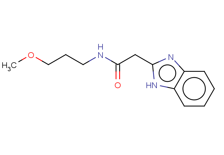 2-(1H-1,3-benzodiazol-2-yl)-N-(3-methoxypropyl)acetamide