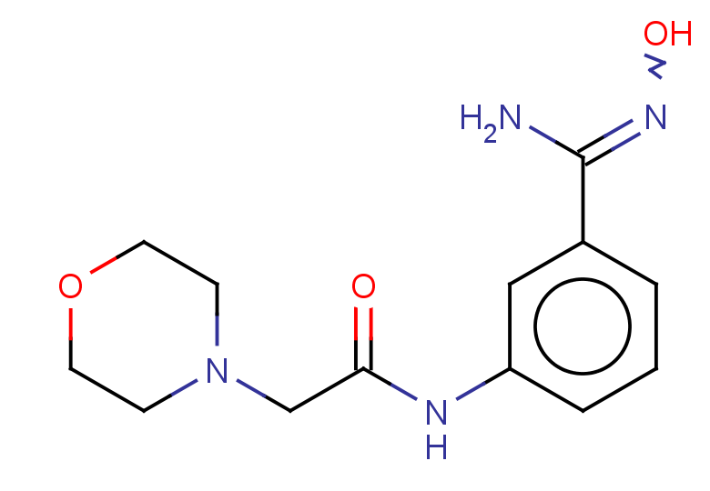 N-[3-(N'-hydroxycarbamimidoyl)phenyl]-2-(morpholin-4-yl)acetamide