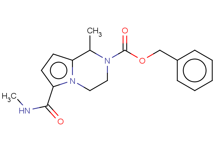 benzyl 1-methyl-6-(methylcarbamoyl)-1H,2H,3H,4H-pyrrolo[1,2-a]pyrazine-2-carboxylate