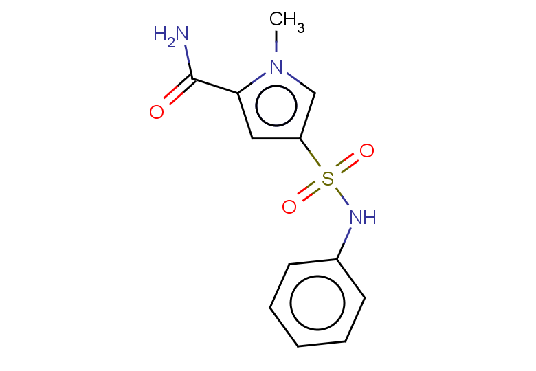 1-methyl-4-(phenylsulfamoyl)-1H-pyrrole-2-carboxamide