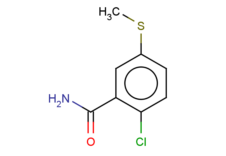 2-chloro-5-(methylsulfanyl)benzamide