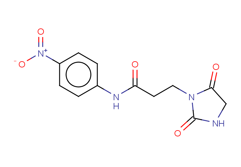 3-(2,5-dioxoimidazolidin-1-yl)-N-(4-nitrophenyl)propanamide