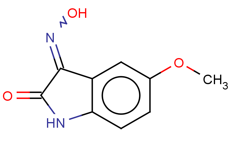 3-(hydroxyimino)-5-methoxy-2,3-dihydro-1H-indol-2-one