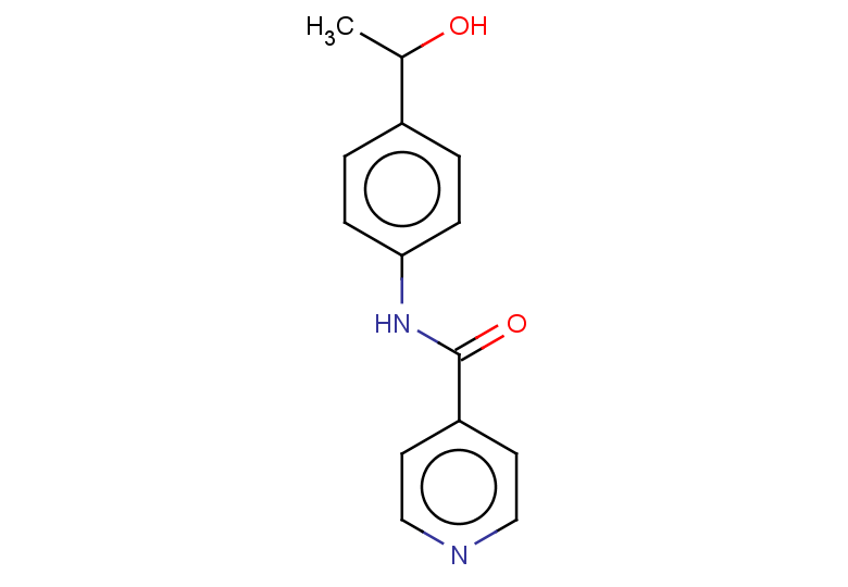N-[4-(1-hydroxyethyl)phenyl]pyridine-4-carboxamide