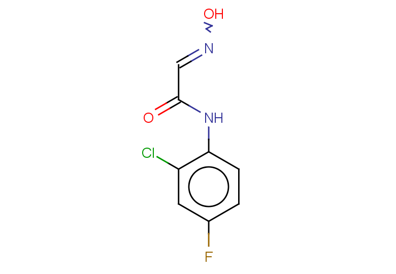 N-(2-chloro-4-fluorophenyl)-2-(N-hydroxyimino)acetamide