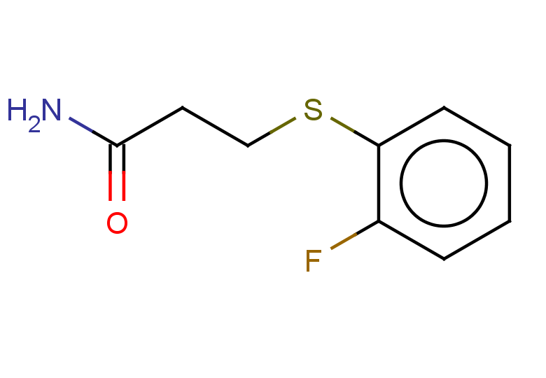 3-[(2-fluorophenyl)sulfanyl]propanamide