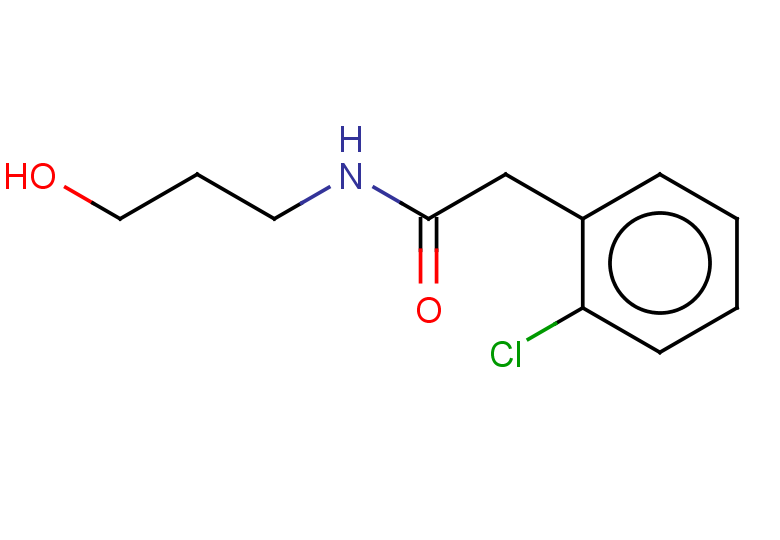 2-(2-chlorophenyl)-N-(3-hydroxypropyl)acetamide