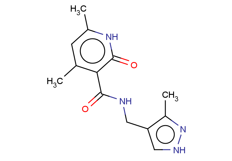 4,6-dimethyl-N-[(3-methyl-1H-pyrazol-4-yl)methyl]-2-oxo-1,2-dihydropyridine-3-carboxamide