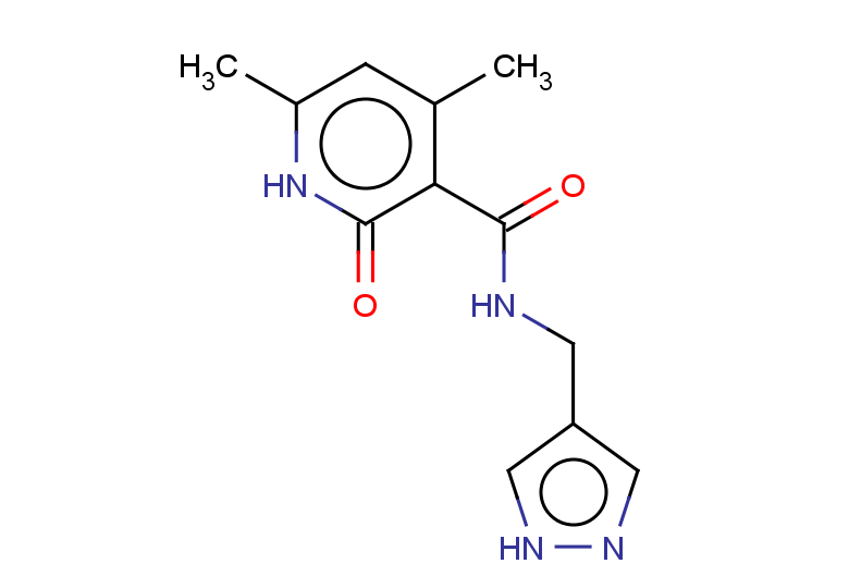 4,6-dimethyl-2-oxo-N-(1H-pyrazol-4-ylmethyl)-1,2-dihydropyridine-3-carboxamide