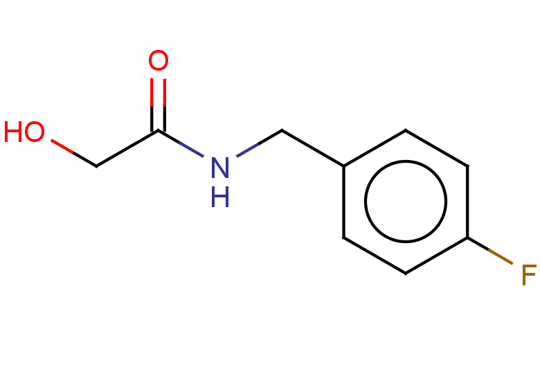 N-[(4-fluorophenyl)methyl]-2-hydroxyacetamide