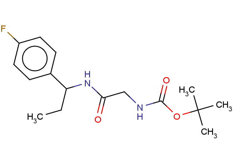 tert-butyl N-({[1-(4-fluorophenyl)propyl]carbamoyl}methyl)carbamate