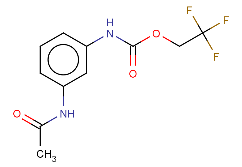 2,2,2-trifluoroethyl N-(3-acetamidophenyl)carbamate
