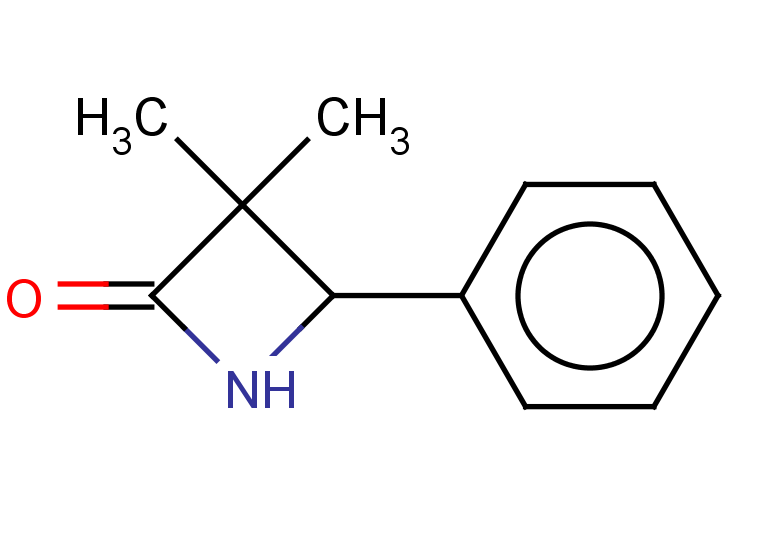 3,3-dimethyl-4-phenylazetidin-2-one