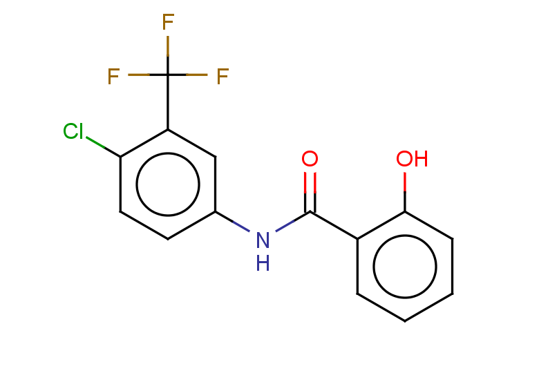 N-[4-chloro-3-(trifluoromethyl)phenyl]-2-hydroxybenzamide