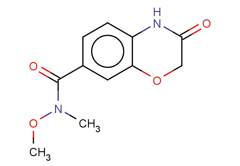 N-methoxy-N-methyl-3-oxo-3,4-dihydro-2H-1,4-benzoxazine-7-carboxamide
