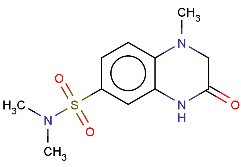 N,N,1-trimethyl-3-oxo-1,2,3,4-tetrahydroquinoxaline-6-sulfonamide
