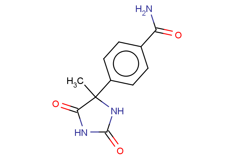 4-(4-methyl-2,5-dioxoimidazolidin-4-yl)benzamide