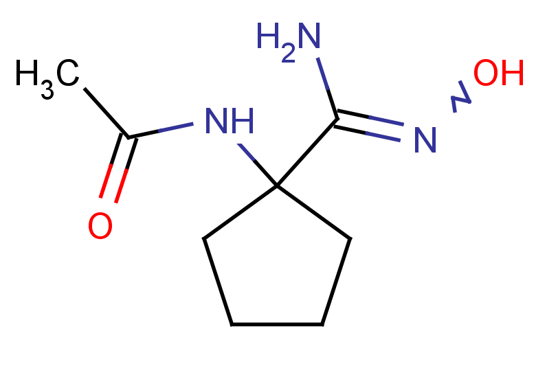N-[1-(N'-hydroxycarbamimidoyl)cyclopentyl]acetamide