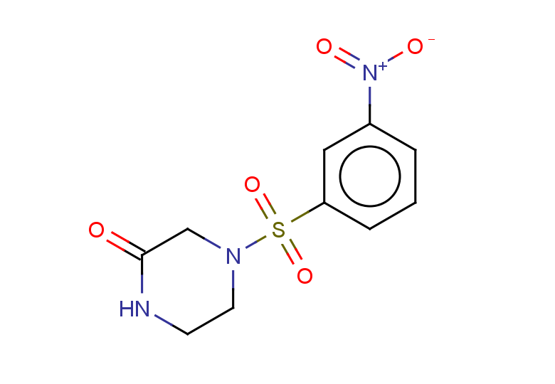 4-(3-nitrobenzenesulfonyl)piperazin-2-one