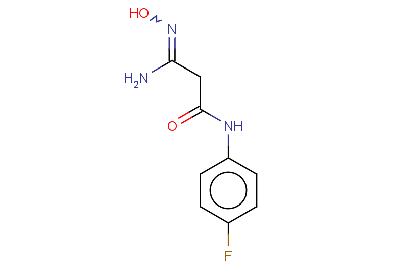 N-(4-fluorophenyl)-2-(N'-hydroxycarbamimidoyl)acetamide