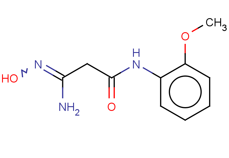 2-(N'-hydroxycarbamimidoyl)-N-(2-methoxyphenyl)acetamide