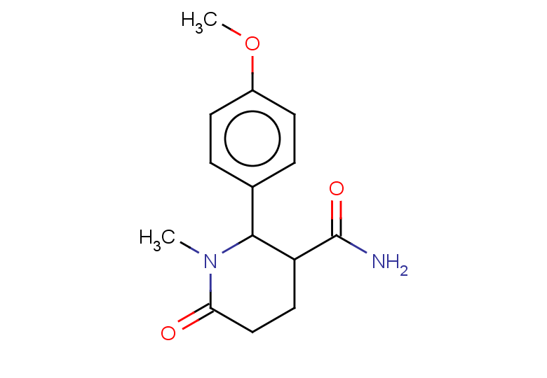 2-(4-methoxyphenyl)-1-methyl-6-oxopiperidine-3-carboxamide