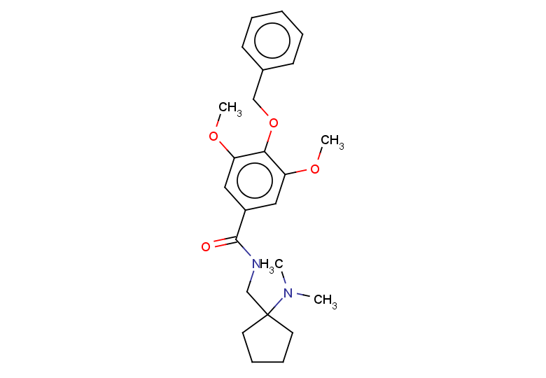 4-(benzyloxy)-N-{[1-(dimethylamino)cyclopentyl]methyl}-3,5-dimethoxybenzamide