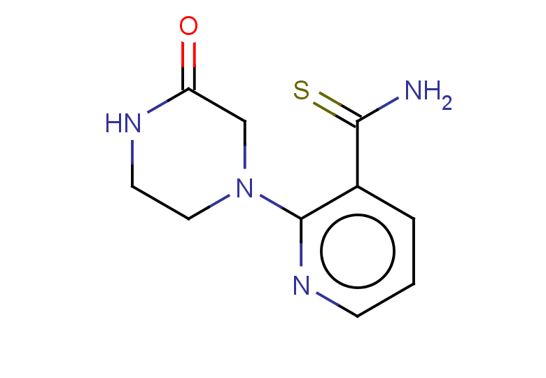 2-(3-oxopiperazin-1-yl)pyridine-3-carbothioamide