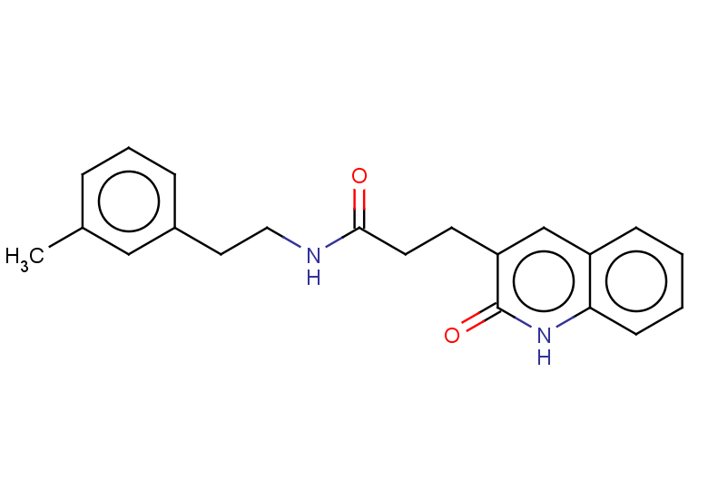 N-[2-(3-methylphenyl)ethyl]-3-(2-oxo-1,2-dihydroquinolin-3-yl)propanamide