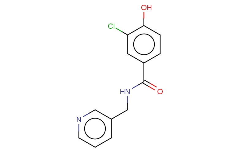3-chloro-4-hydroxy-N-(pyridin-3-ylmethyl)benzamide