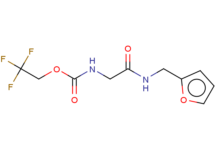 2,2,2-trifluoroethyl N-{[(furan-2-ylmethyl)carbamoyl]methyl}carbamate
